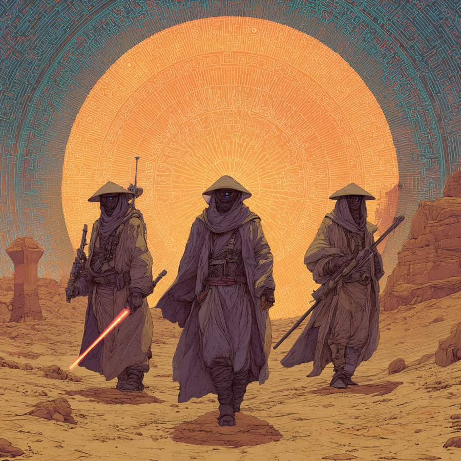 Djedi on Dune cover art